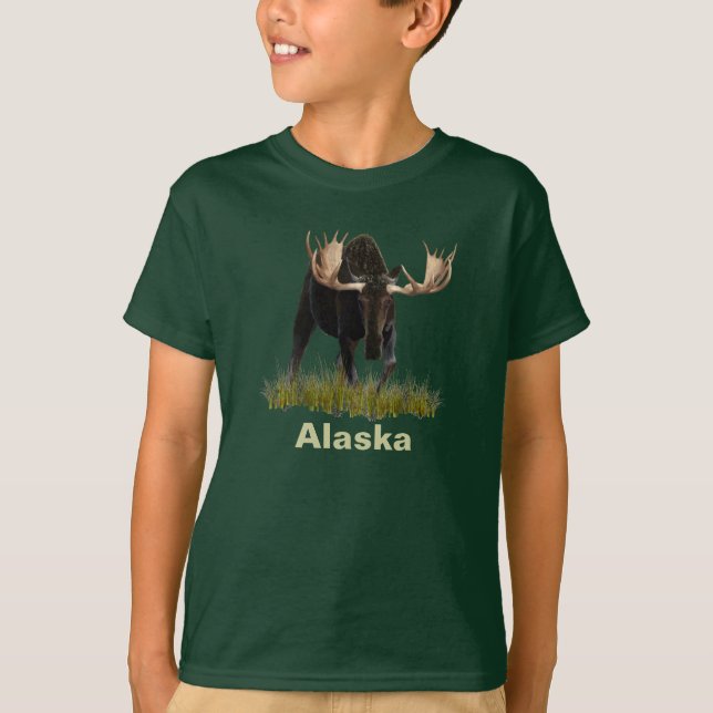 T-shirt Charging Bull Moose (Devant)