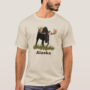 T-shirt Charging Bull Moose