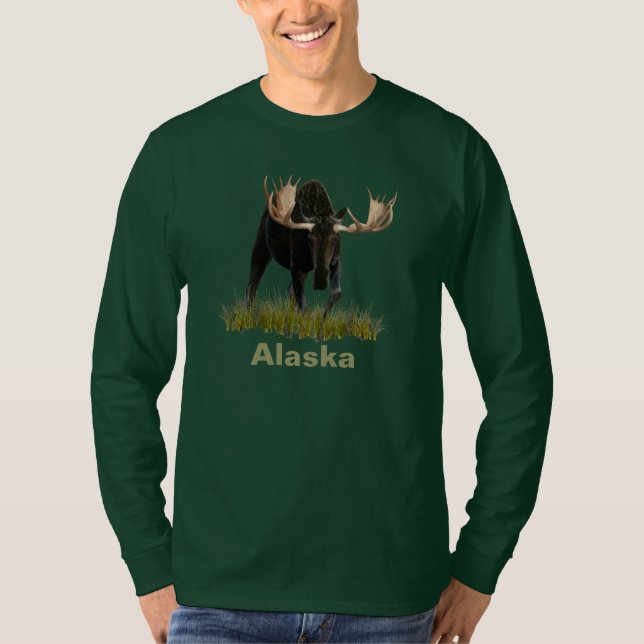 T-shirt Charging Bull Moose (Devant)