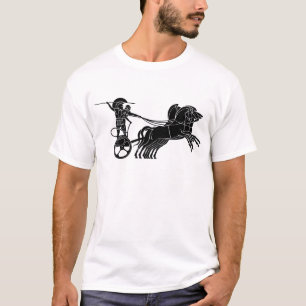 T-shirt Chariot (Chariot), dessin de relief grec