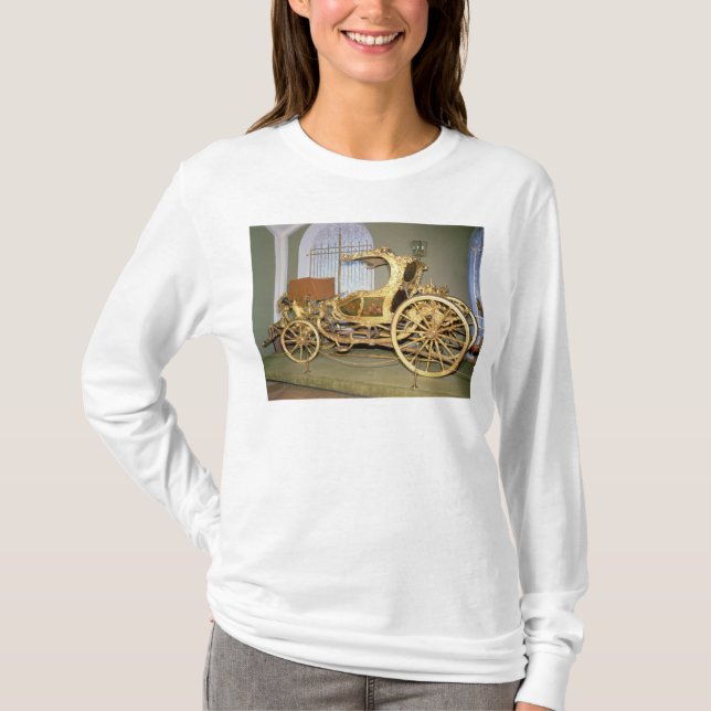 T-shirt Chariot de gondole d'impératrice Catherine II (Devant)