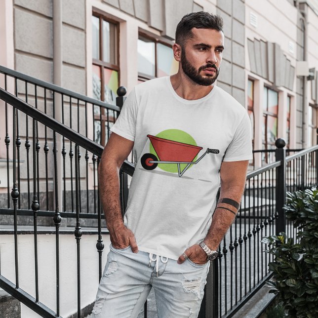 T-shirt Chariot de jardin brouette rouge (Créateur téléchargé)