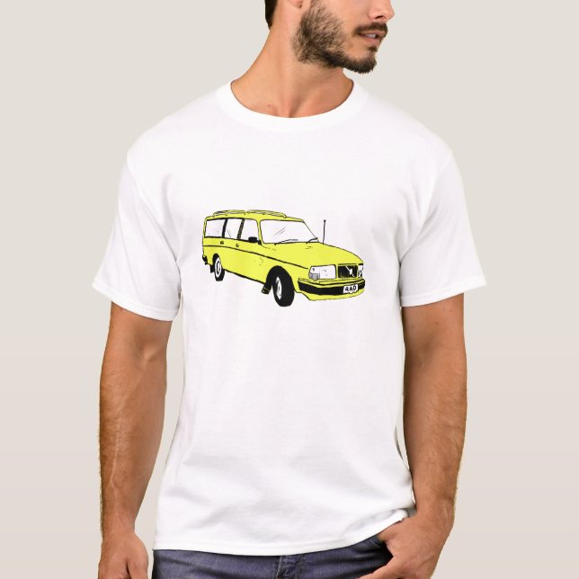 T-shirt Chariot de station - customisé (Devant)