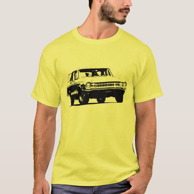 T-shirt Chariot de station de 1964 Dodge (Devant)
