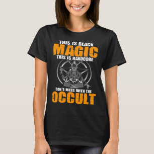 T-shirt Chariot Satané Baphomet Goth Ne pas Mess avec T