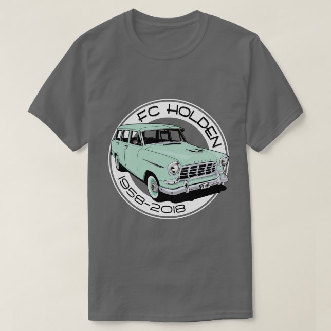 T-shirt Chariot standard de Holden de FC - vert de glace (Design devant)