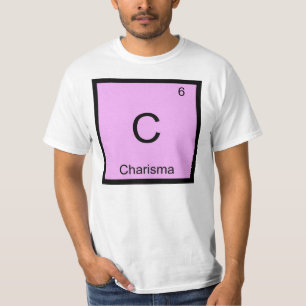 T-shirt Charisma Nom Chimie Élément Tableau périodique