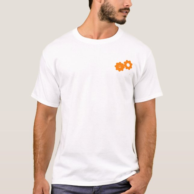 T-shirt Charisme inexplicable (ORANGE) (Devant)