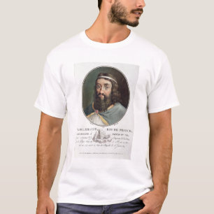 T-shirt Charlemagne (747-814), roi de la France, a gravé