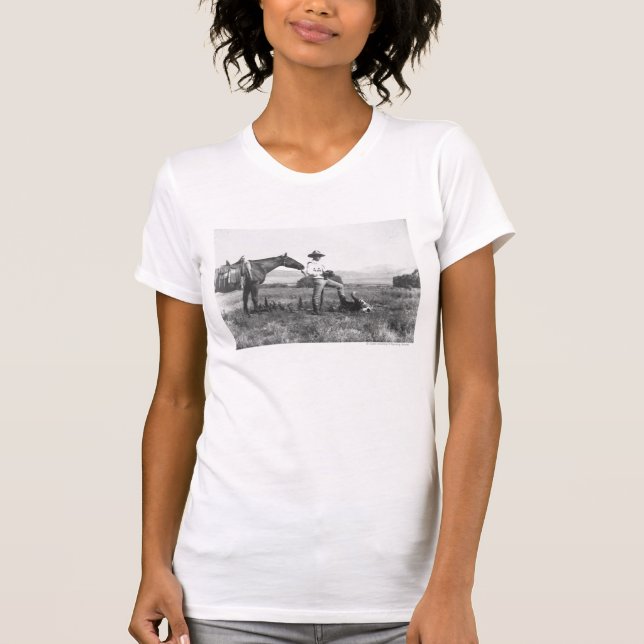 T-shirt Charles Belden avec le cheval et le crâne (Devant)