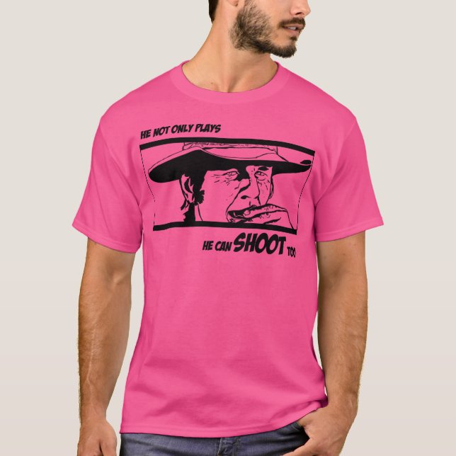 T-shirt Charles Bronson Il Peut Tirer Aussi (Devant)