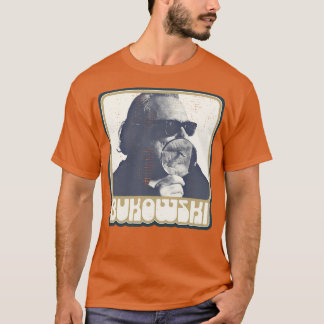 T-shirt Charles Bukowski Poète et ventilateur romancier 1