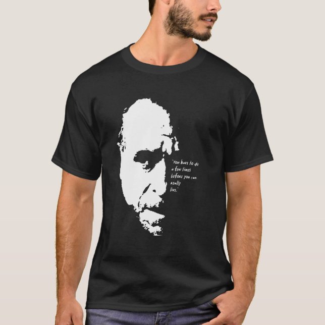 T-shirt Charles Bukowski Portrait (Devant)