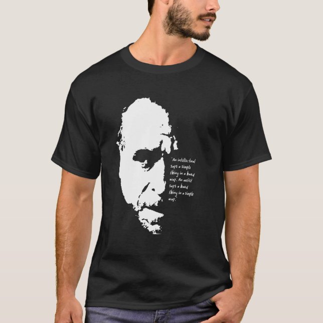 T-shirt Charles Bukowski Portrait (Devant)