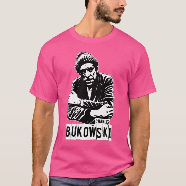 T-shirt Charles Bukowskivintage Pour Les Ventilateurs (Devant)