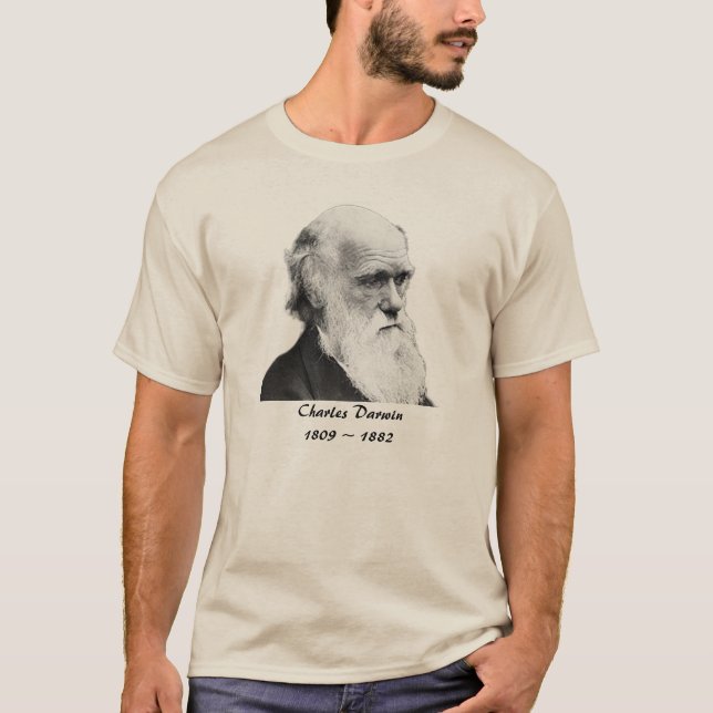 T-shirt Charles Darwin (Devant)
