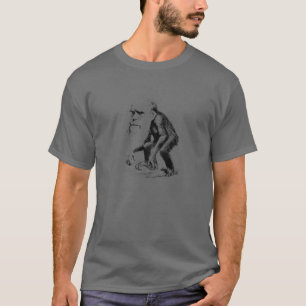 T-shirt Charles Darwin En Tant Qu'Ape - Évolution