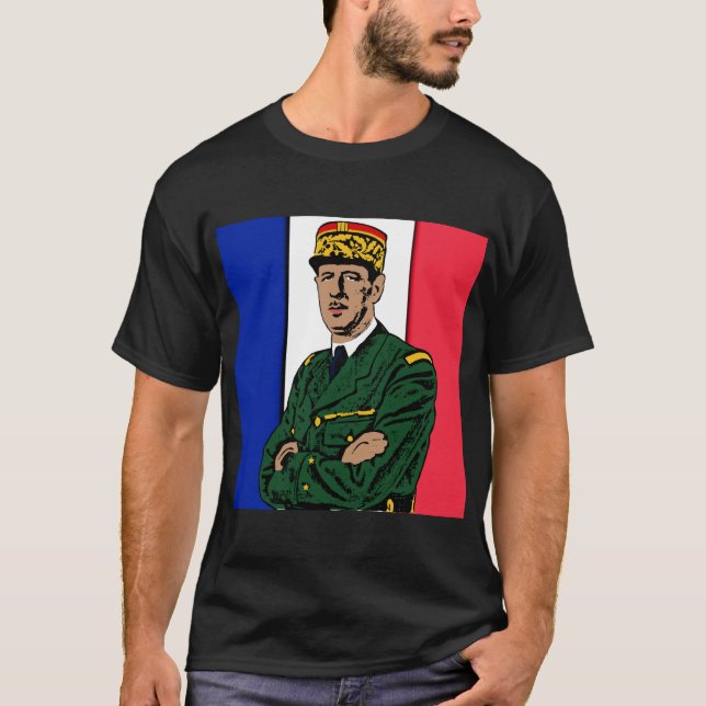 T-shirt Charles de Gaulle (Devant)