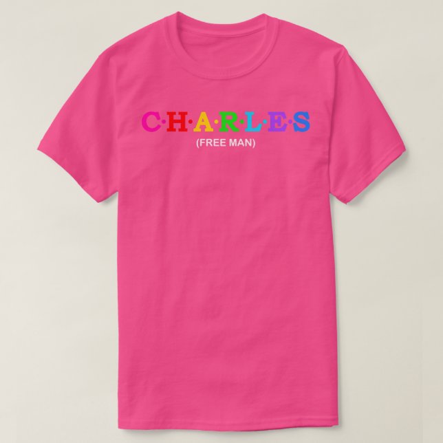 T-shirt Charles Free Man (Design devant)