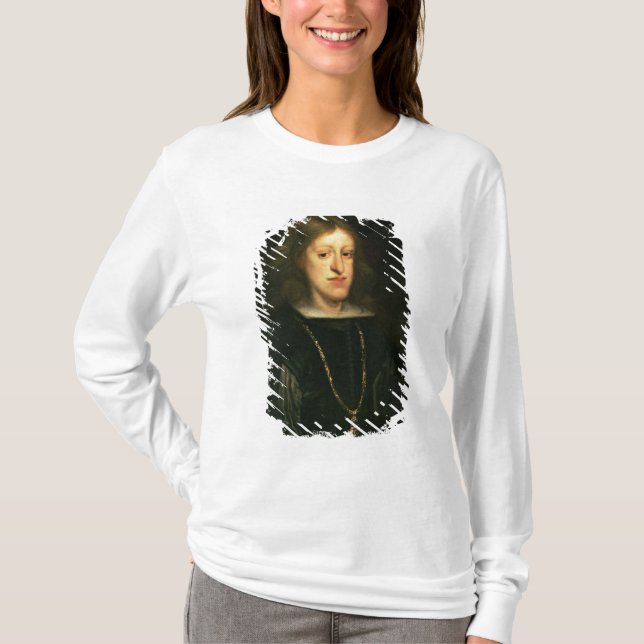 T-shirt Charles II de l'Espagne (Devant)