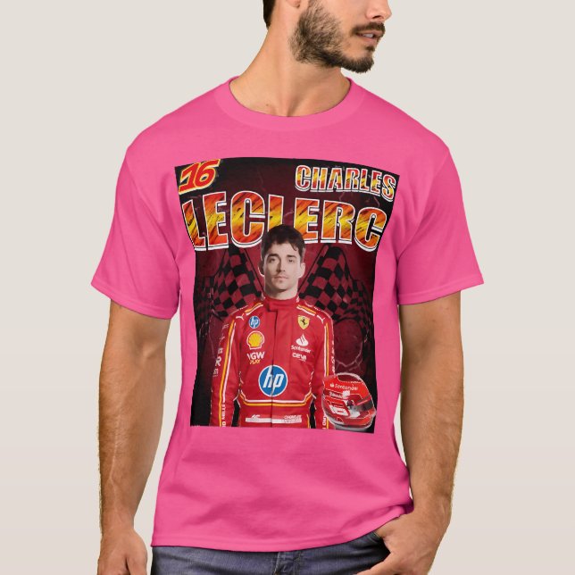 T-shirt Charles Leclerc Enfants (Devant)
