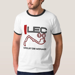 T-shirt Charles Leclerc, Formule 1, Grand Prix de Monaco