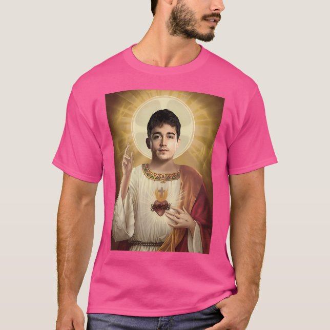 T-shirt Charles Leclerc Jésus (Devant)