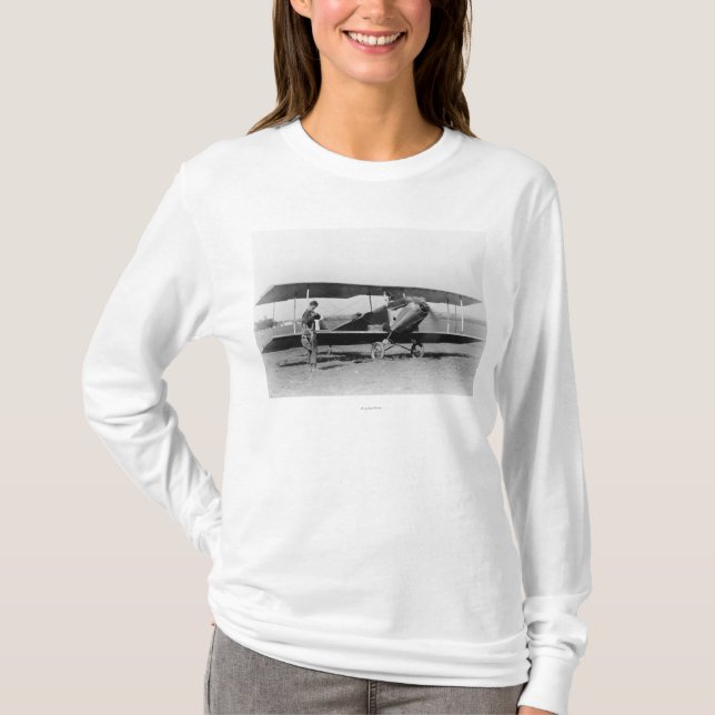 T-shirt Charles Lindbergh avec le sergent (Devant)