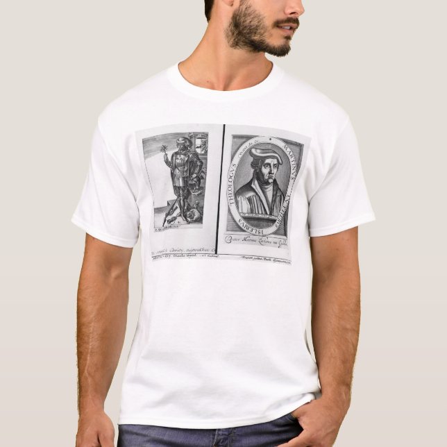 T-shirt Charles Martel et Martin Luther (Devant)