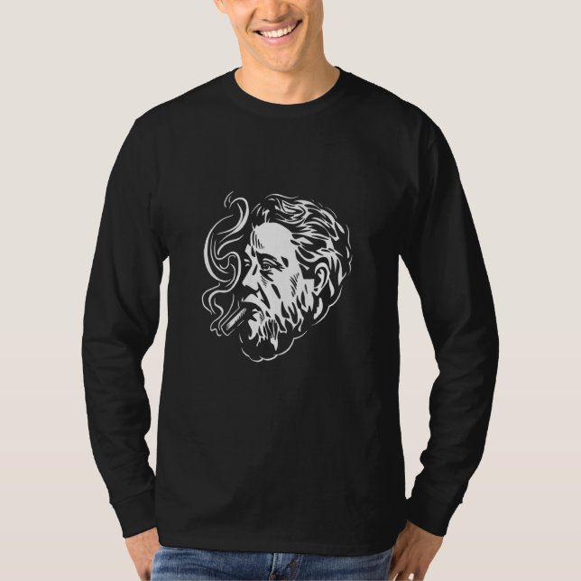T-shirt Charles Spurgeon Fumer Un Cigre (Devant)