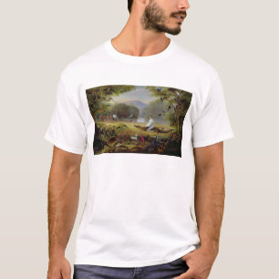 T-shirt Charles Waterton capturant un caïman, 1825-26