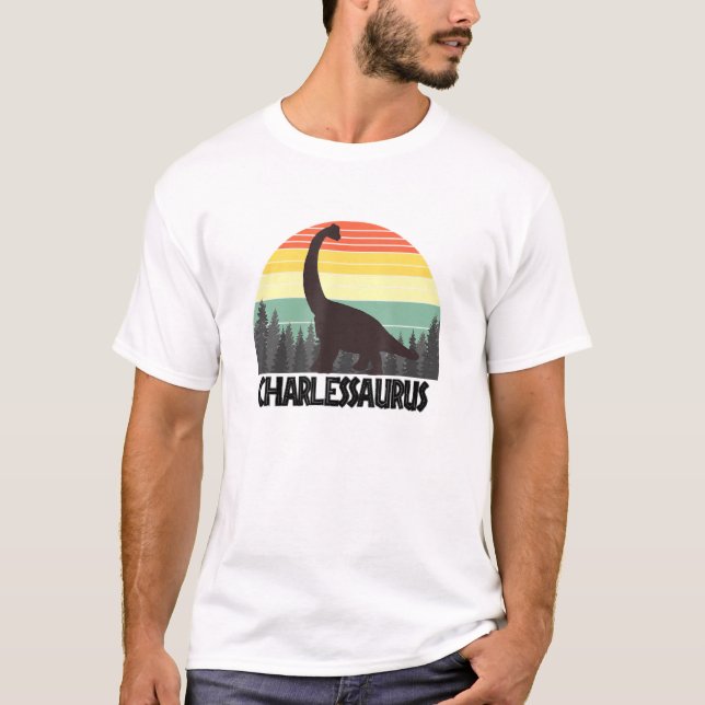 T-shirt Charlessaurus Charles Saurus (Devant)