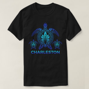 T-shirt Charleston Carolina Sud Turtle Souvenirs