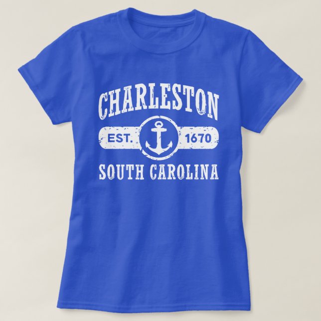 T-shirt Charleston Caroline du Sud (Design devant)
