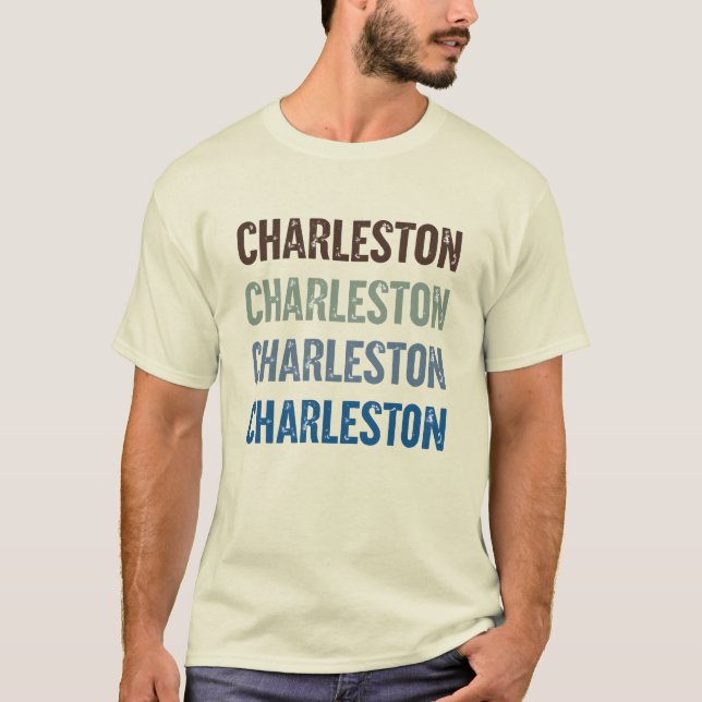 T-shirt Charleston, Caroline du Sud (Devant)