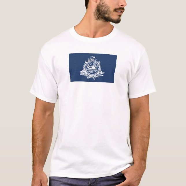 T-shirt Charleston, drapeau de Sc (Devant)