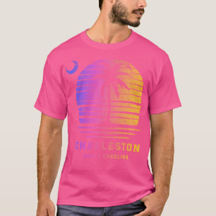 T-shirt Charleston Palmetto Tree Caroline du Sud Vacances