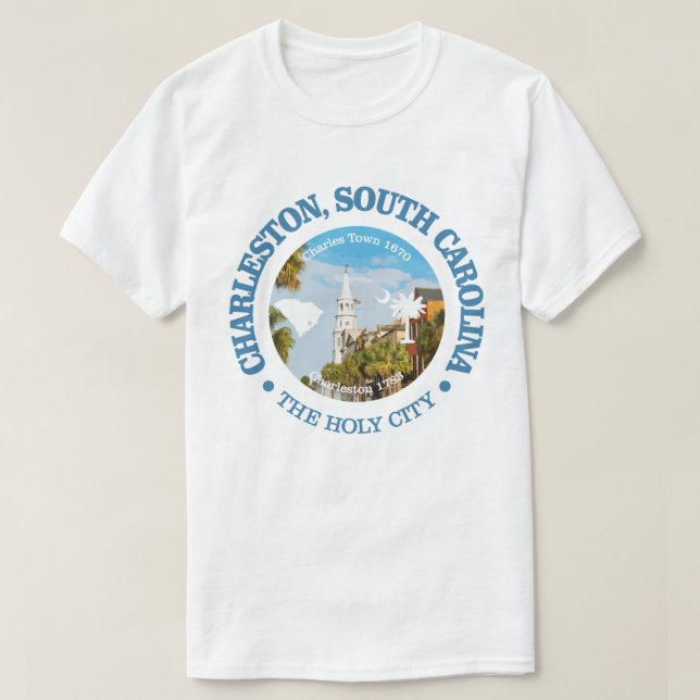 T-shirt Charleston SC (C) (Design devant)