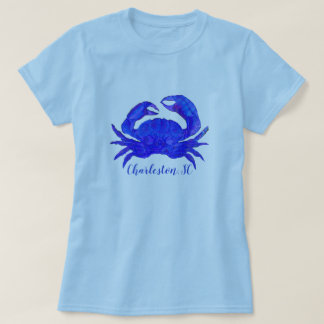 T-shirt Charleston SC Crabe