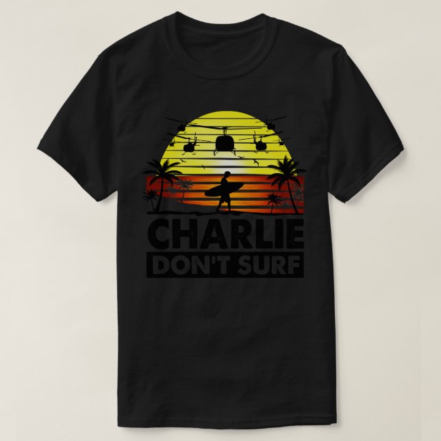 T-shirt Charlie Dont Surf (Design devant)