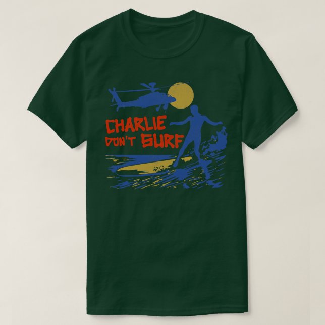 T-shirt Charlie Dont Surf (Design devant)