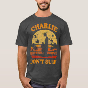 T-shirt Charlie Dont Surf Guerre du Vietnam militaire