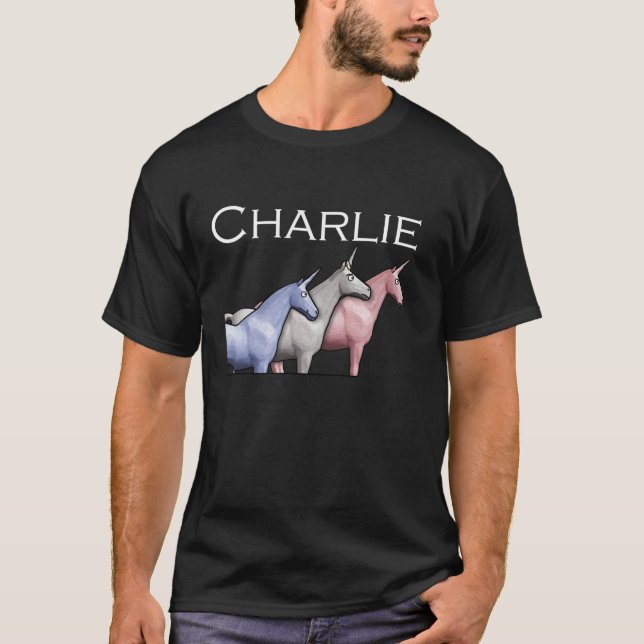 T-shirt Charlie Les Unicornes Shun T Shirt (Devant)