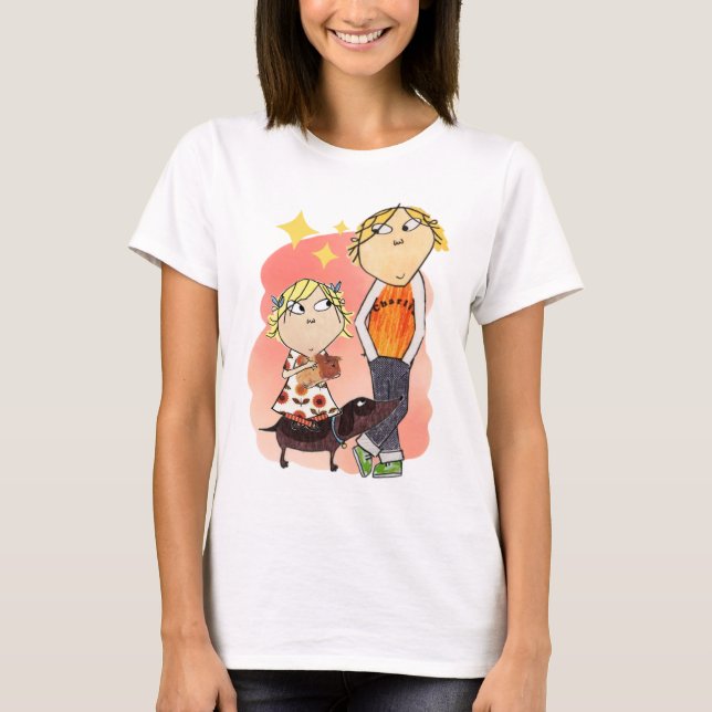T-shirt Charlie, Lola, Sizzles & Hamster Friends  (Devant)