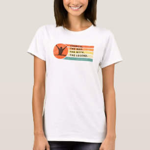 T-shirt Charlie Man Myth Légende Retro Vintage Anniversair