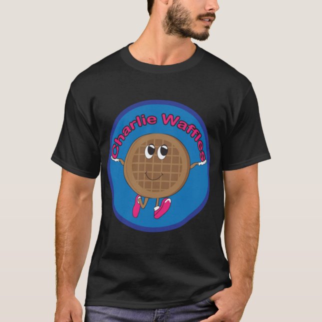 T-shirt Charlie Waffles friends (Devant)