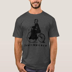 T-shirt Charlotte Bronte on a Bicycle Charlotte Bronte