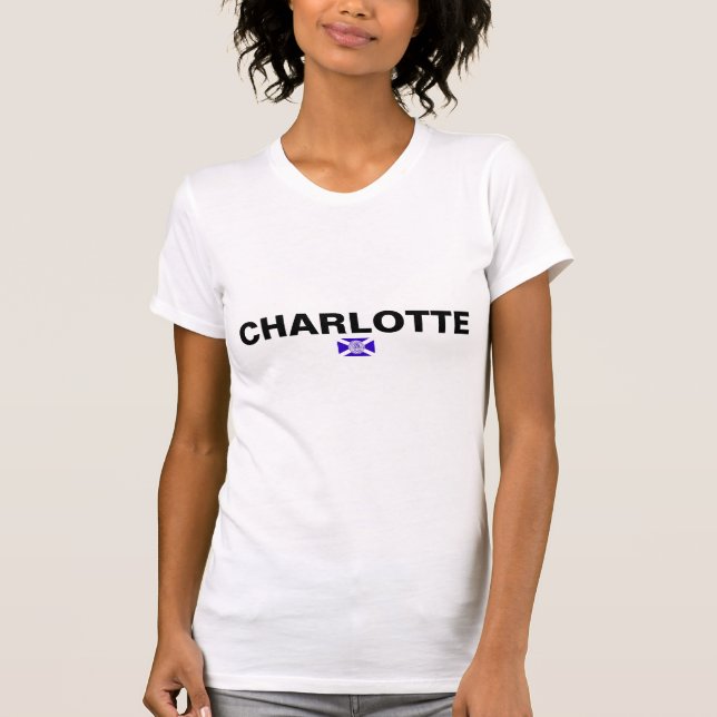 T-shirt Charlotte, Caroline du Nord (Devant)
