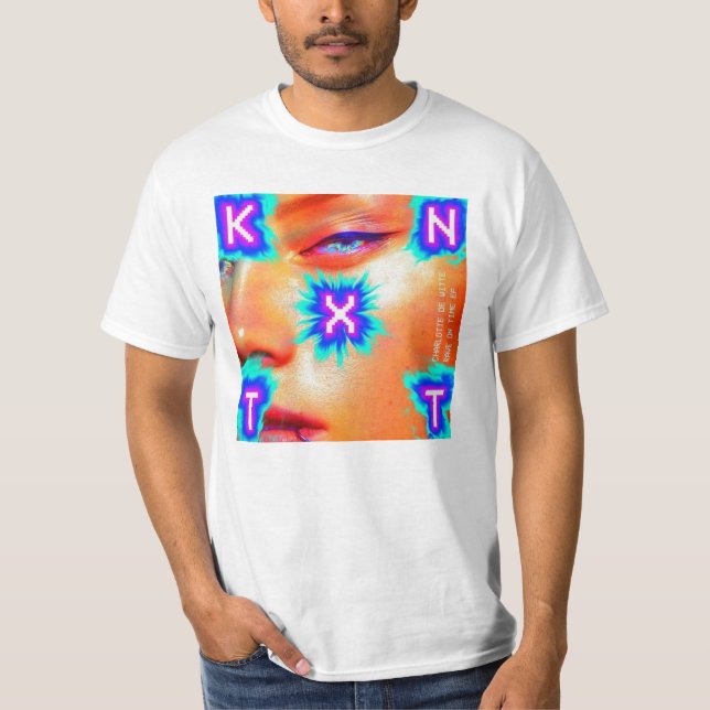 T-shirt Charlotte de witte retro (Devant)