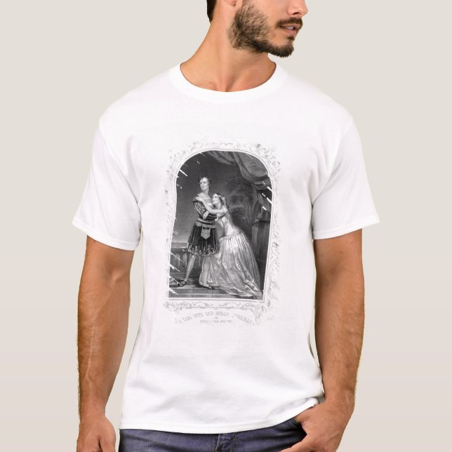 T-shirt Charlotte et Susan Cushman comme Romeo et Juliet, (Devant)